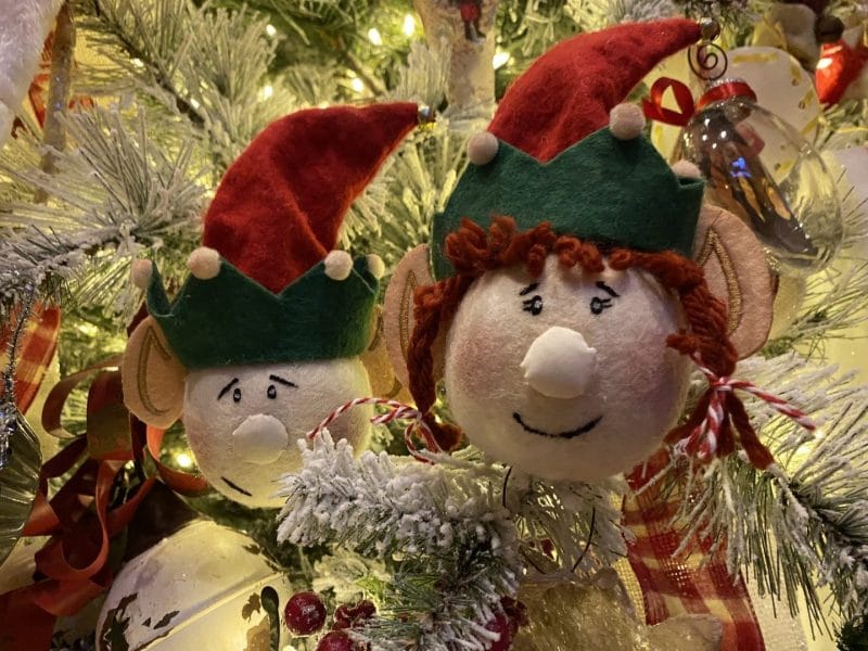 DIY Wool Ball Elf Ornament The Crafty Decorator