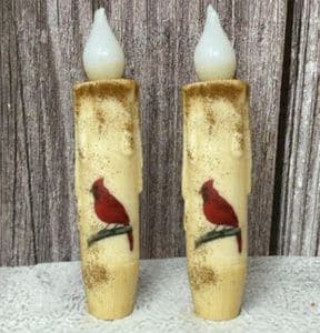 4” Cardinal Timer Taper/ Set of 2