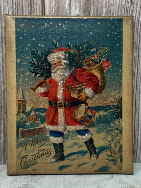 8x10 American Santa Canvas - The Crafty Decorator