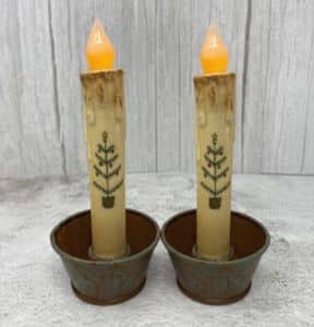 7” Feather Tree Timer Taper/ Set of 2