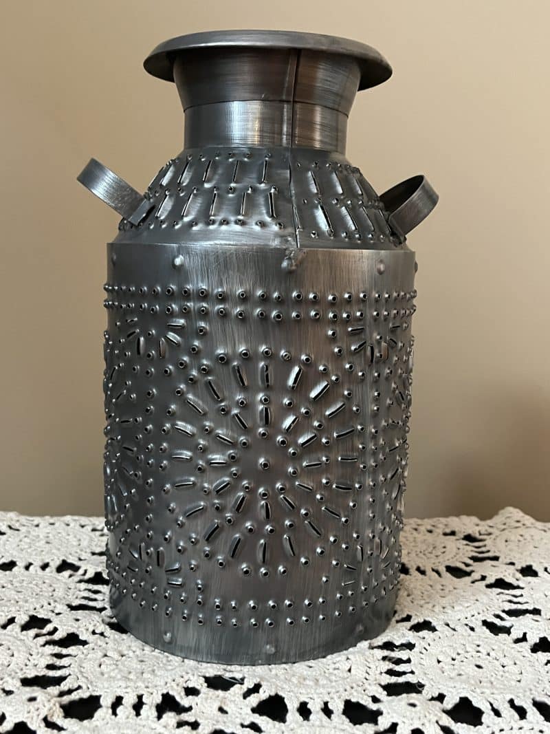 Milk Can Accent Light/Antique Tin - Image 3