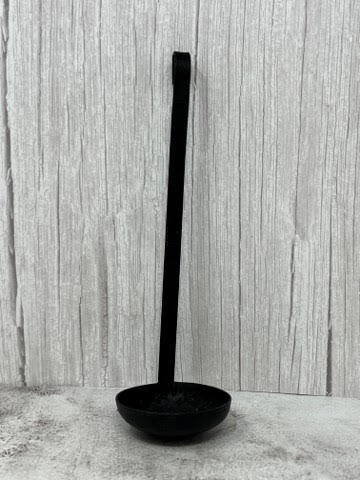 Black Rusty Metal Ladle