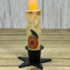 4” Pumpkin with Star & Crow Timer Taper