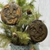 Beeswax Jack O Lantern Ornaments, Set/2