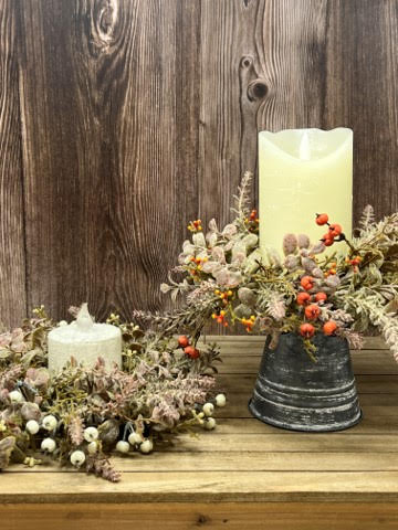 Pumpkin Berry Candle Ring