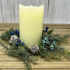 4” Sparkled Jupiter Pines with Blueberries