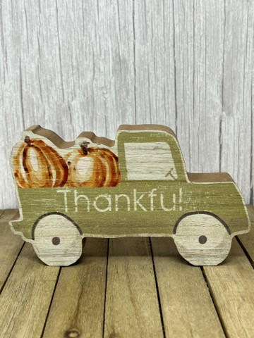 Thankful Pumpkin Truck Chunky Sitter
