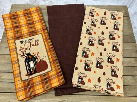 Welcome Fall Tea Towels