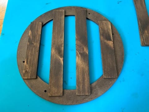 Wooden Round Lattice Charger Plate-13