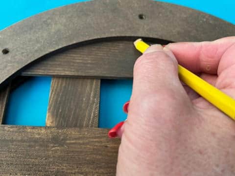 Wooden Round Lattice Charger Plate-23