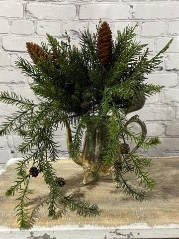 23” Mixed Pine/Pinecone Bundle, Set of 2