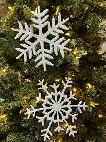 Easy Eva Glitter Foam Mini Snowflakes❄️Christmas Ornaments