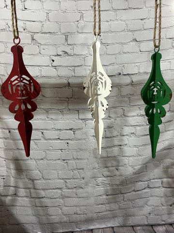 Manger Icicle Hanger, Set of 3