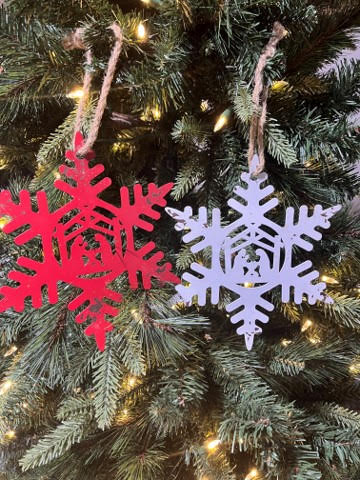 Manger Snowflake Hanger, Set of 2