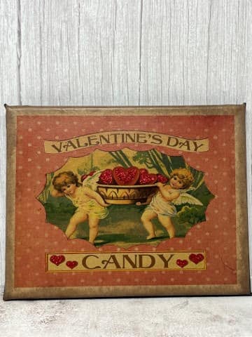 8”x10” Valentines Candy Canvas