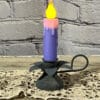 4” Led Dipped Timer Taper, Lavender