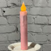 7” Led Dipped Timer Taper, Pink
