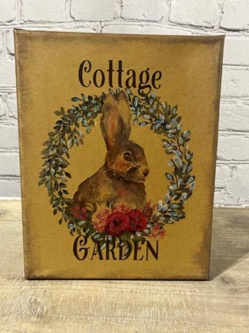 8” x 10” Cottage Garden Canvas