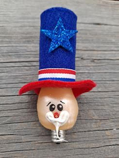 Primitive Uncle Sam Bulb