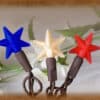 Red, Warm & Blue Star Pop-Ons, Pack of 20