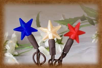 Red, Warm & Blue Star Pop-Ons, Pack of 20