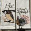Turkey & Towel Tea Towel Set