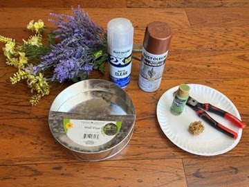 DIY Dollar Tree Copper Wall Pocket Vase with Patina-2