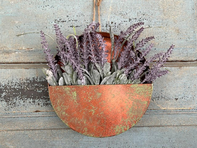 DIY Dollar Tree Copper Wall Pocket Vase with Patina