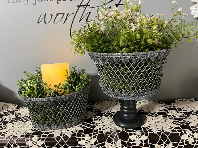 DIY Dollar Tree Tabletop Urns