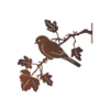 Rusty Metal Bluebird on Maple Branch