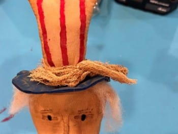DIY Primitive Uncle Sam & Lady Liberty (Sewn)3-16