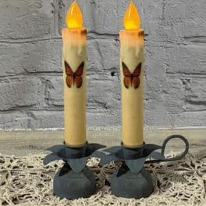 7” Monarch Butterfly Timer Taper/ Set of 2