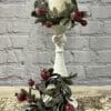 2.5” Crystalline Mistleberry Candle Ring, Set/2