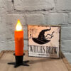 4” LED Dipped Timer Taper, Orange