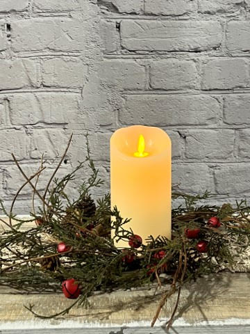 4.5” Balsam Bell Cedar Candle Ring