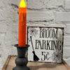 7” LED Dipped Timer Taper, Orange