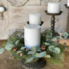 6” Gold Song Eucalyptus Candle Ring