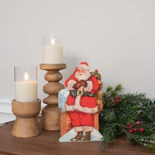 10” Santa On The Roof Dummy Board