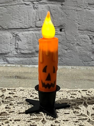 Jack o Latern Timer Taper