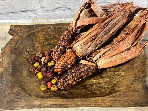 Primitive Corn Cob Scented Wax Dipped Bowl Fillers