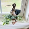 Recycled Metal Standing Bird