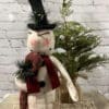 Snowman With Candy Cane