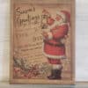 8” x 10” Lantern Santa Canvas