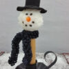 Snowball With Hat Fluted Lamp
