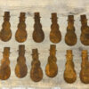 Rusty Snowman Shape, Set/12