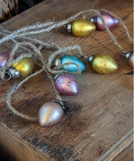 Glass Egg Easter Garland