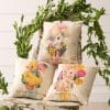 Vintage Spring Greetings Pillow Set