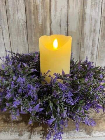 4” Lavender Candle Ring