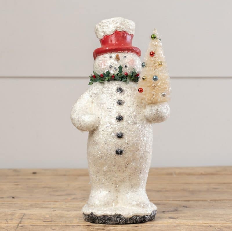 Ragon House 12.5" Holly Collar Snowman - Image 2