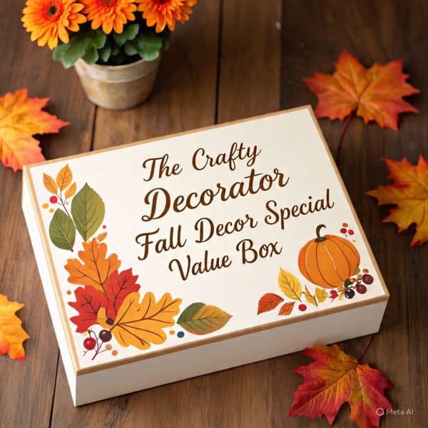 Crafty Decorator Fall Decor Special Value Box